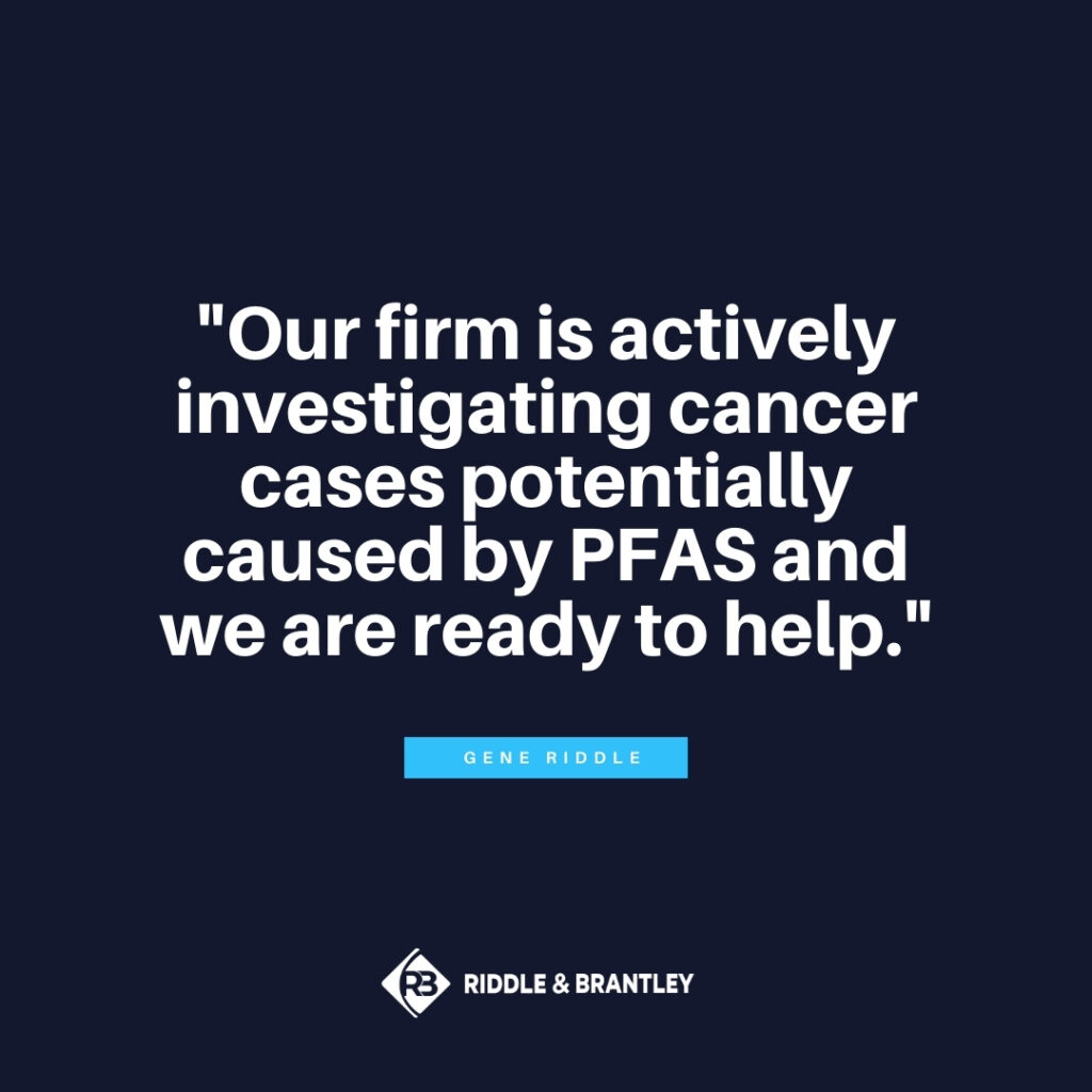 PFAS Cancer Lawsuit Lawyer - Riddle & Riddle