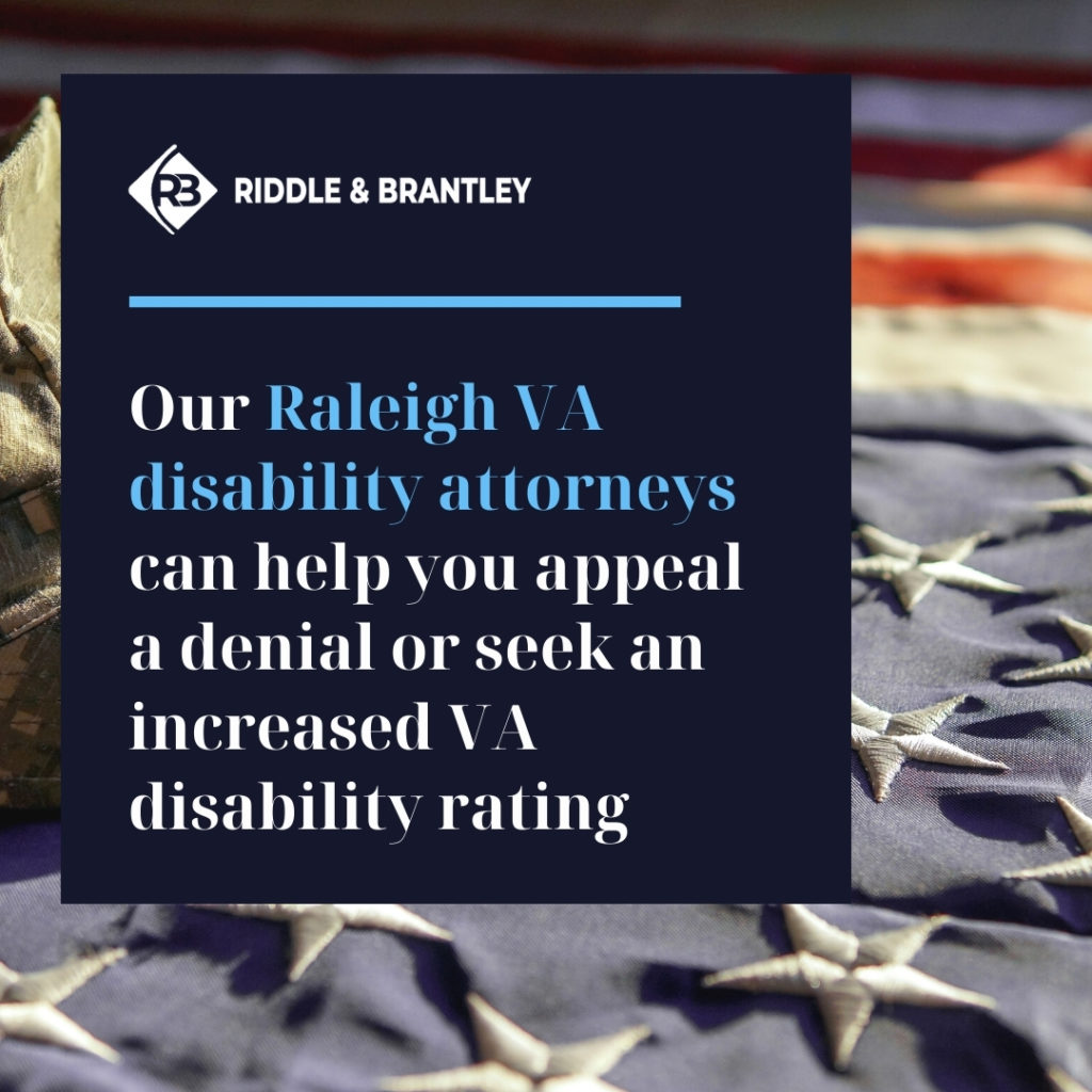 Raleigh Veterans Disability Lawyers - Riddle & Brantley