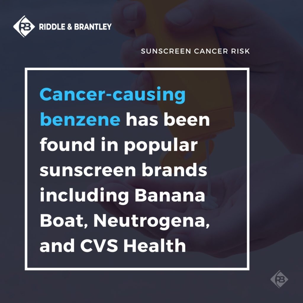 Cancer-causing benzene has been found in popular sunscreen brands including Banana Boat, Neutrogena and CVS Health. 