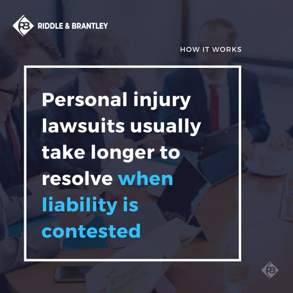 Contested Liability and Personal Injury Lawsuit - Riddle & Brantley