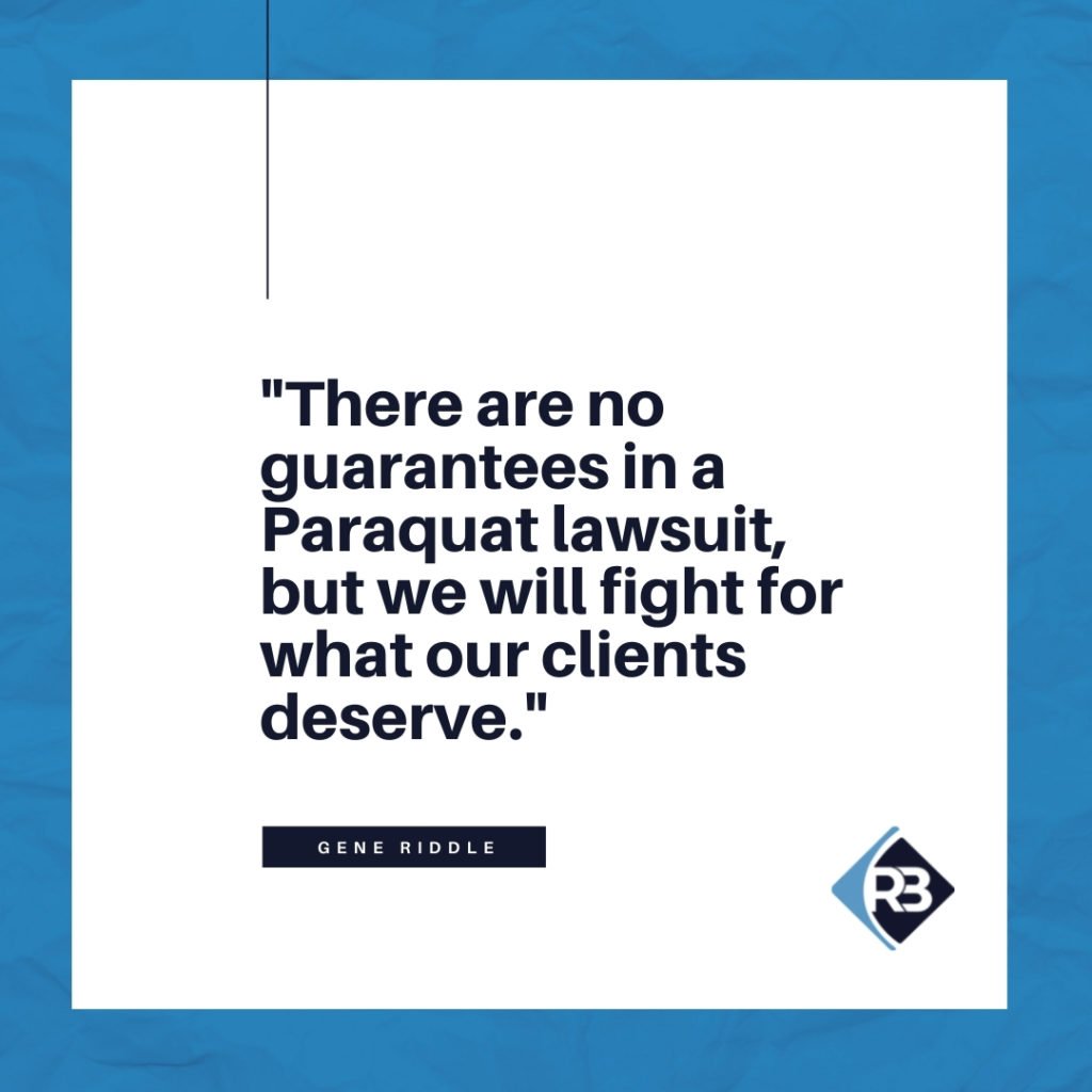 Paraquat Lawsuit Attorneys - Riddle & Brantley