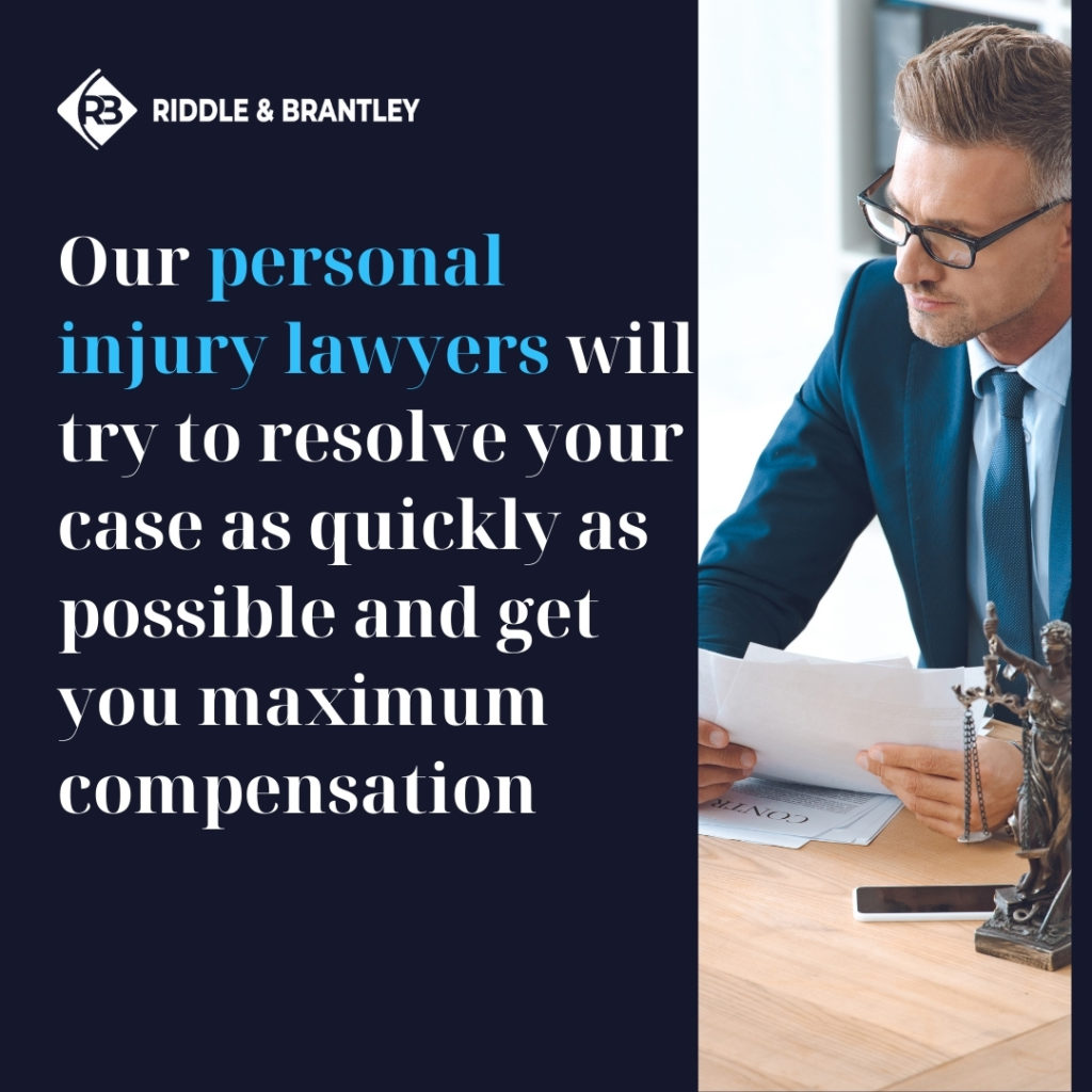 Personal Injury Lawyers at Riddle & Brantley in North Carolina