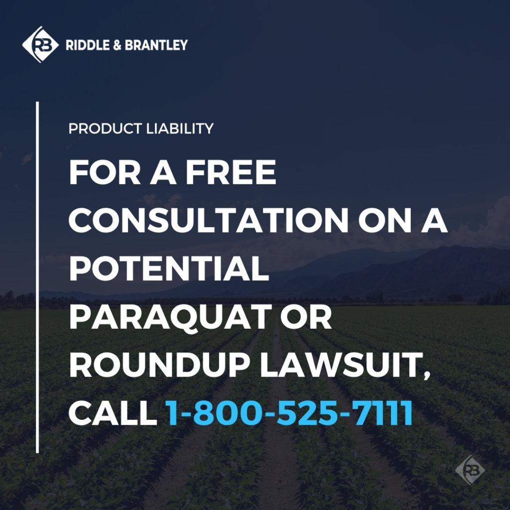 Paraquat Lawsuit Attorneys Also Handling Roundup Claims