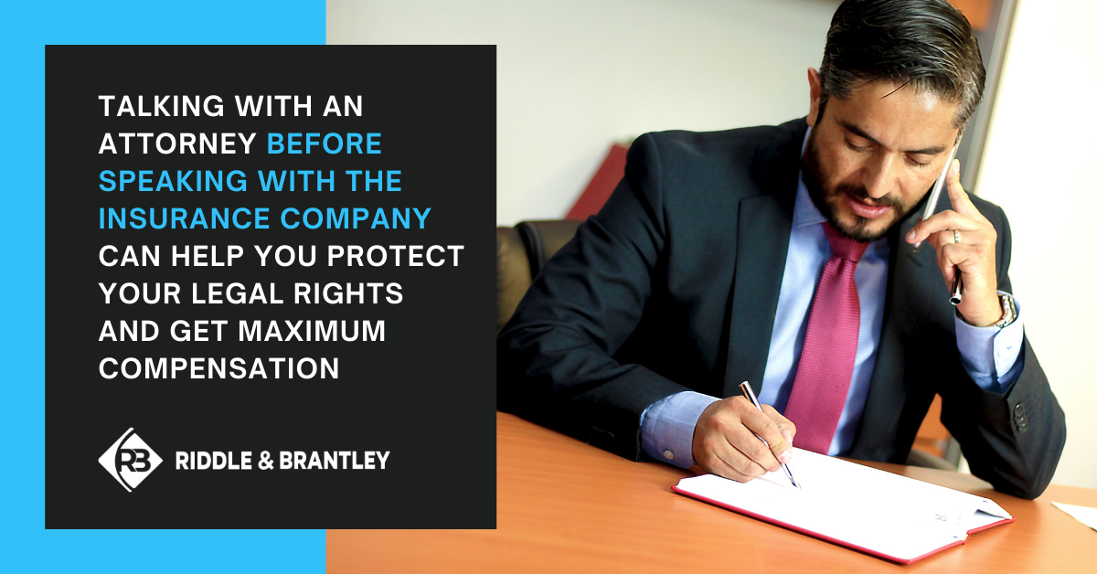 Do I Need a Lawyer Before Talking to the Insurance Adjuster?