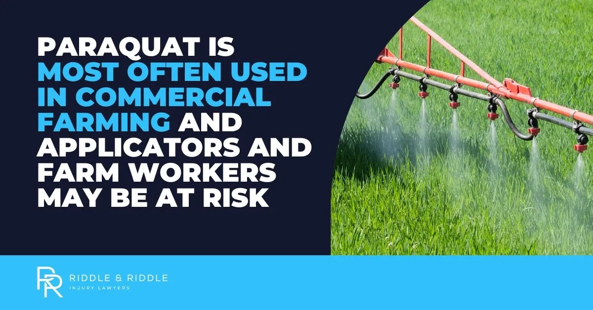 Where is Paraquat Used Most Often?