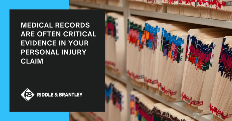 why-are-medical-records-important-in-a-personal-injury-case-riddle-brantley