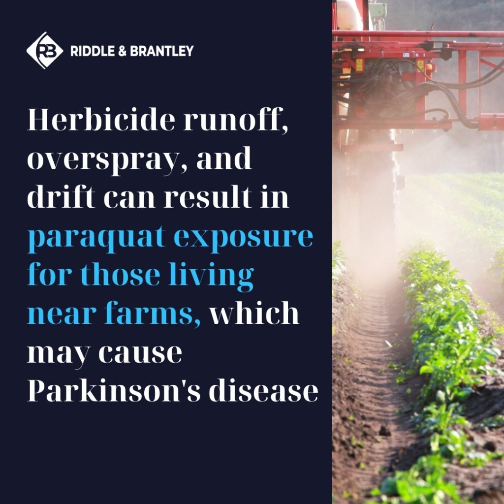 Paraquat Exposure for Those Living Near Farms