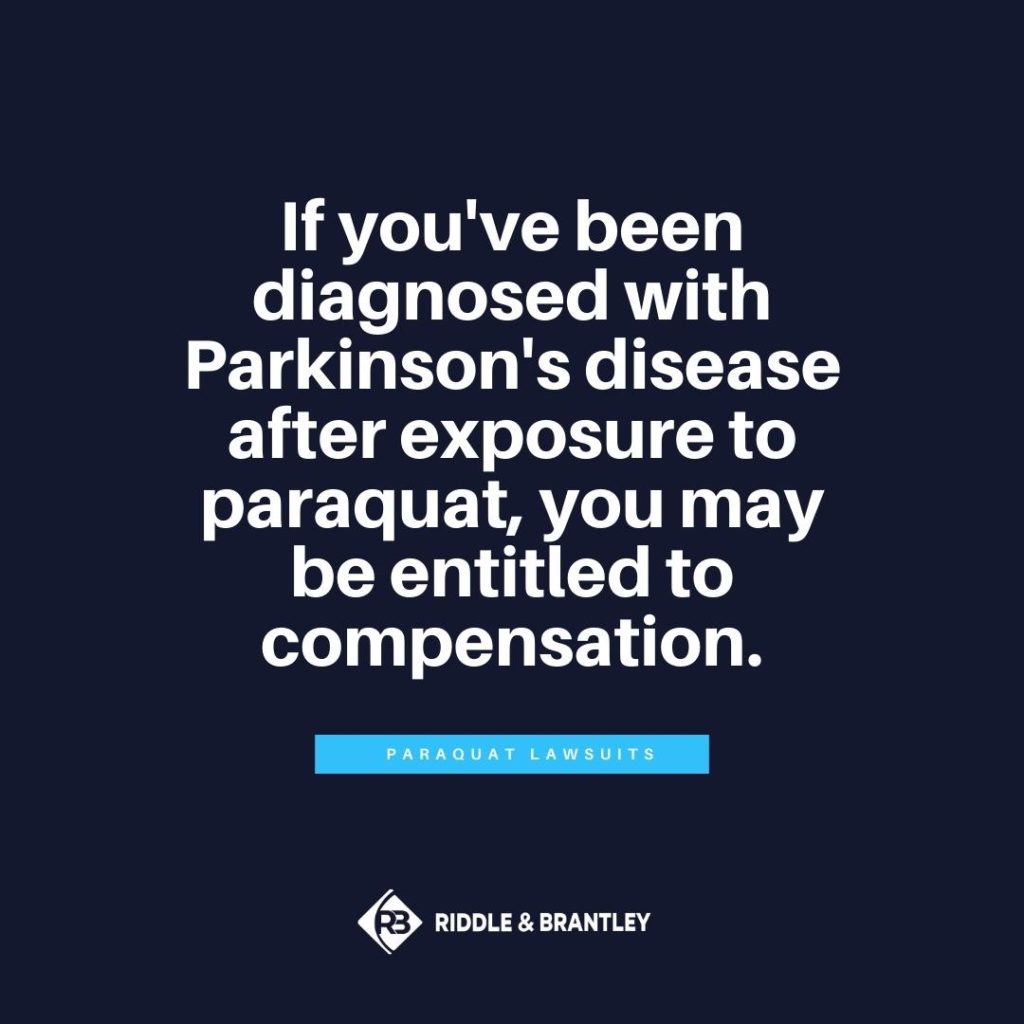 Paraquat Parkinsons Disease Lawsuits - Riddle & Brantley