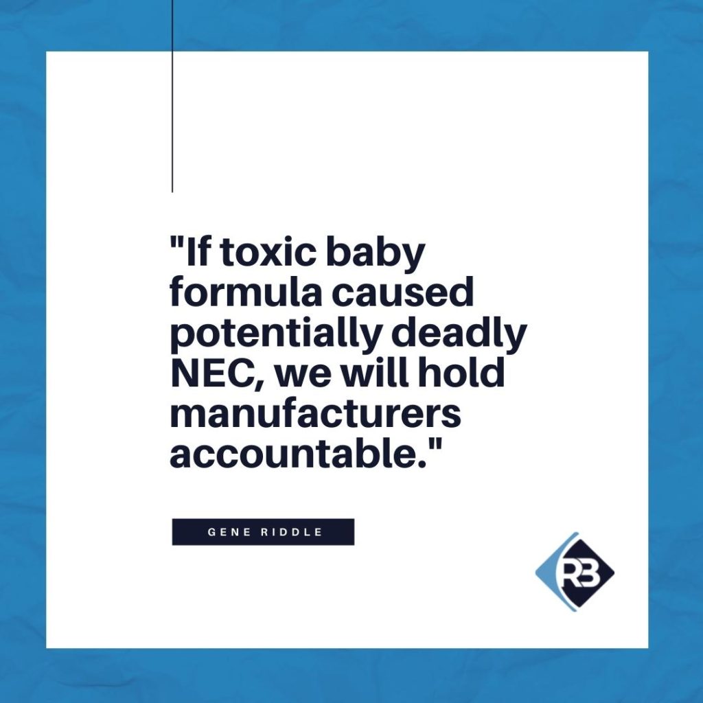 Toxic Baby Formula Lawsuits - Riddle & Brantley