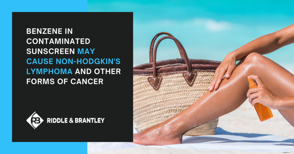 Can Sunscreen Cause Non-Hodgkins Lymphoma - Benzene Cancer Risk