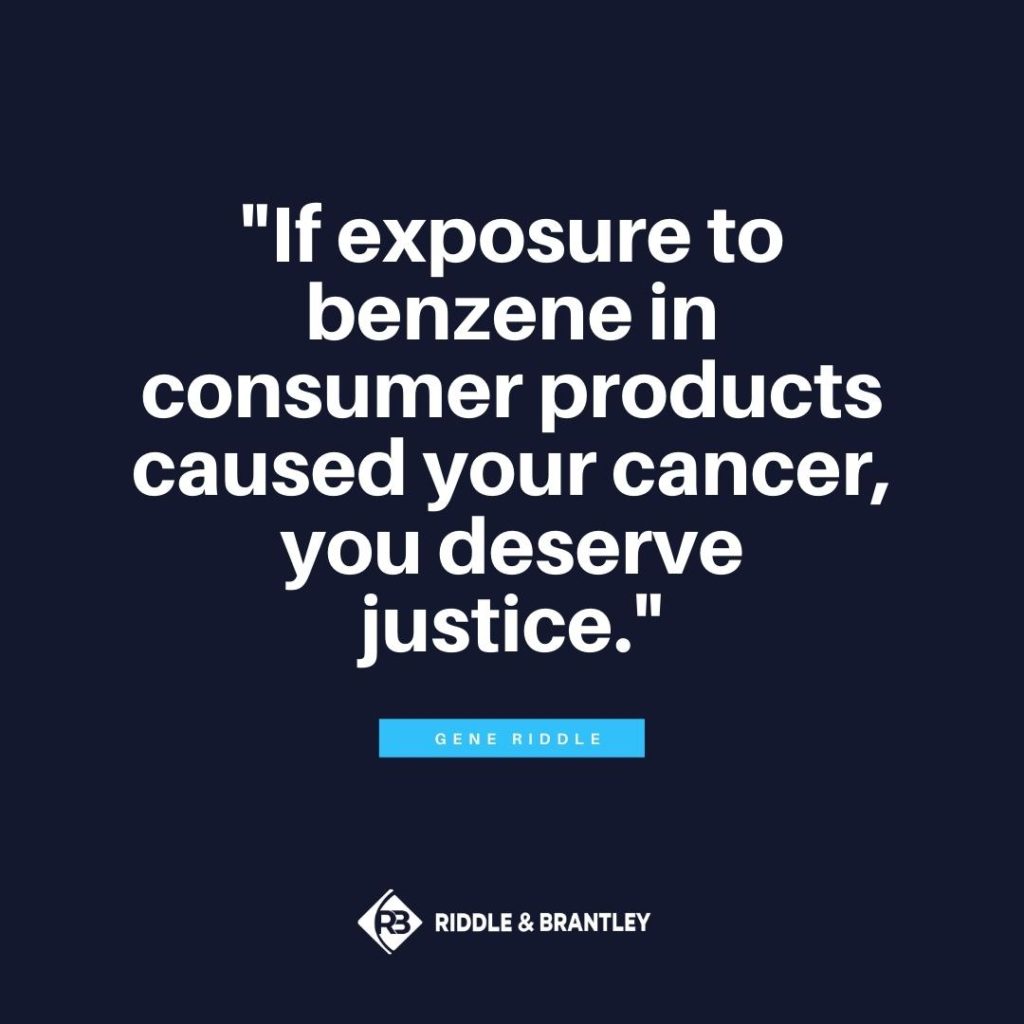 Benzene Cancer Lawsuit Attorney - Riddle & Brantley
