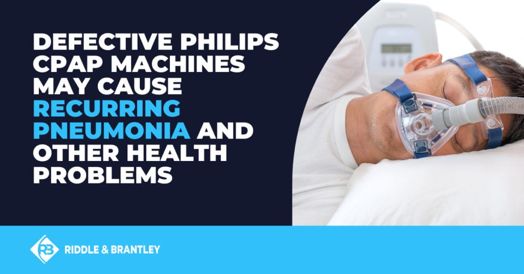 Philips CPAP Machines and Pneumonia Risk