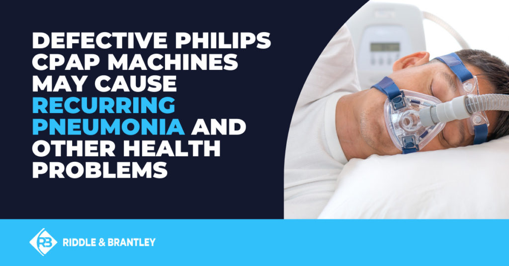 Philips CPAP Machines and Pneumonia Risk