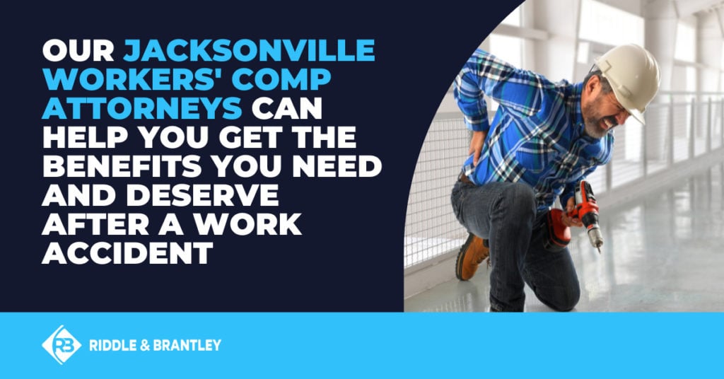 Our Jacksonville workers' comp attorneys can help you get the benefits you need and deserve after a work accident.