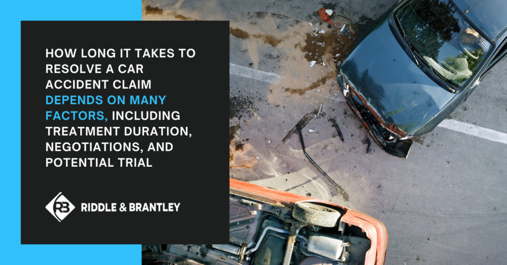 How long it takes to resolve a car accident claim depends on many factors, including treatment duration, negotiations, and potential trial.