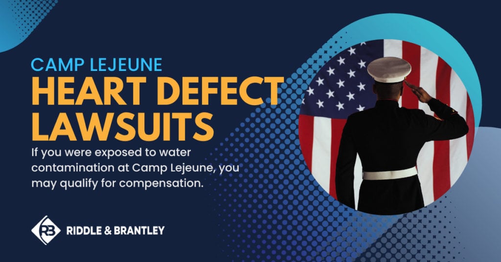 Camp Lejeune Heart Defect Lawsuits - If you were exposed to water contamination at Camp Lejeune, you may qualify for compensation.