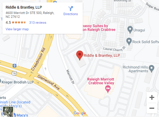 Riddle and Brantley Raleigh Office Location