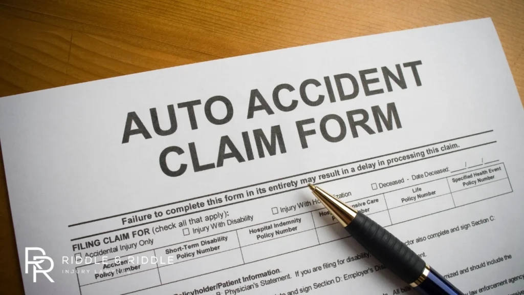 Car Accident Claim form