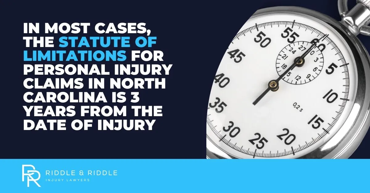 What Is the Statute of Limitations for Personal Injury in North Carolina?