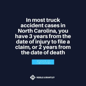 How Long Do I Have to File a Lawsuit After a Truck Accident in North Carolina?
