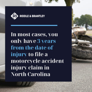 Motorcycle Accident Statute of Limitations in North Carolina - Kinston Accident Attorneys at Riddle & Riddle