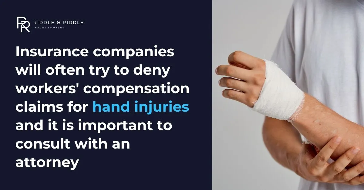 Compensación a los trabajadores por lesiones en la mano: ¿Cumple los requisitos?