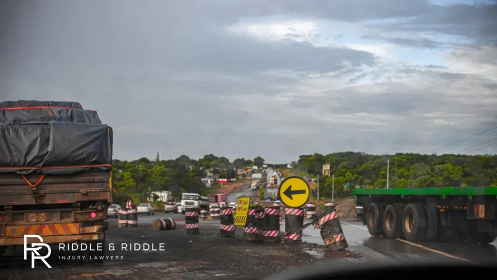 Blind Spot Truck Accident