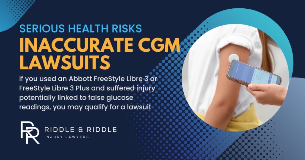 Serious Health Risks Inaccurate CGM Lawsuits - Abbott FreeStyle Libre 3 false glucose readings