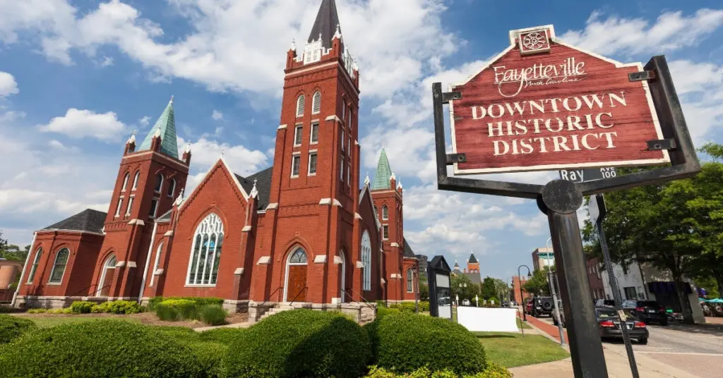 Fayetteville Down town historic district