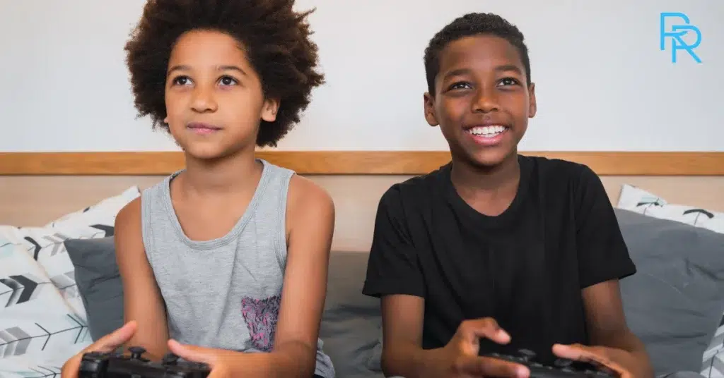 boys playing games