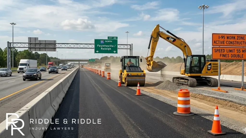 Visual of the I-95 Construction Zone